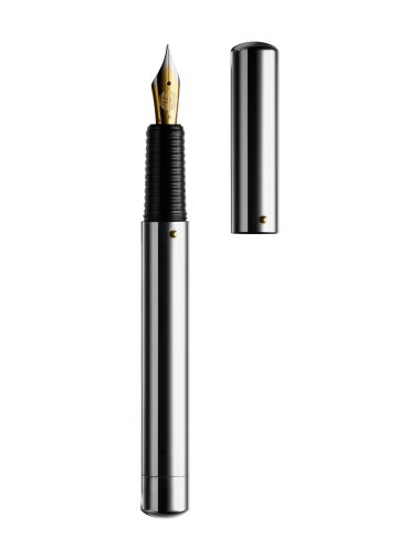 designC Fountain Pen Silver yellow gold