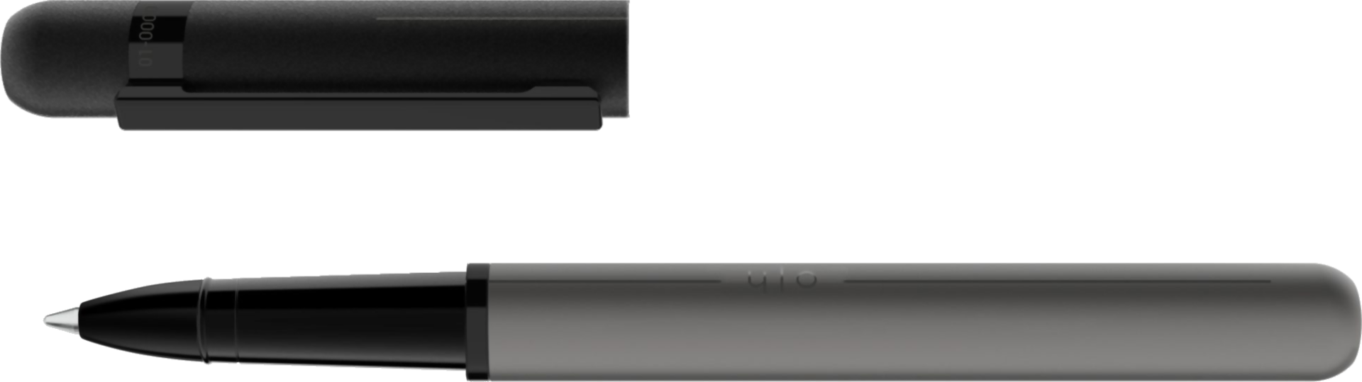 design03 Rollerball Frosted Anthracite PVD black